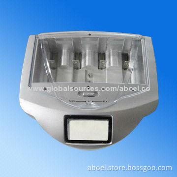 Nickel Metal Hydride/Nickel Cadmium Universal Battery Recharger with LED Display